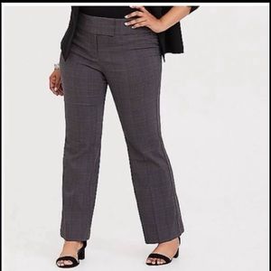 Torrid grey plaid trouser pants- Size 24R